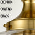 Modern Brass Schoolhouse Semi Flush Ceiling Lights Hallway